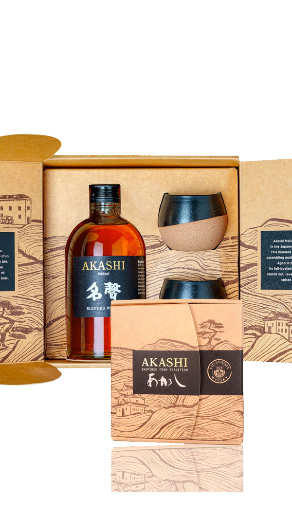 Coffret Akashi Meïsei + 2 verres