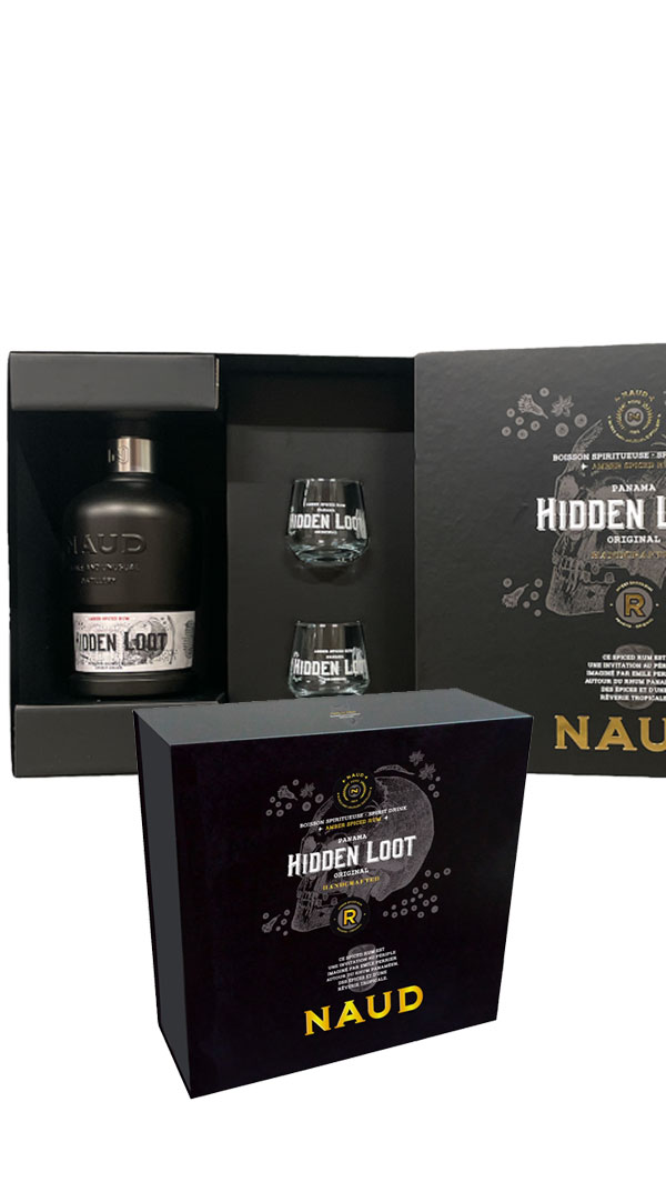 Coffret Hidden Loot Spiced + 2 Verres